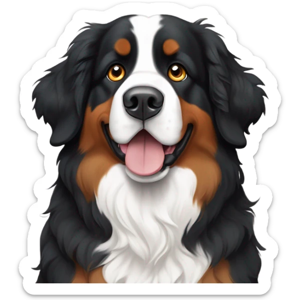 Bernese mountain dog sticker