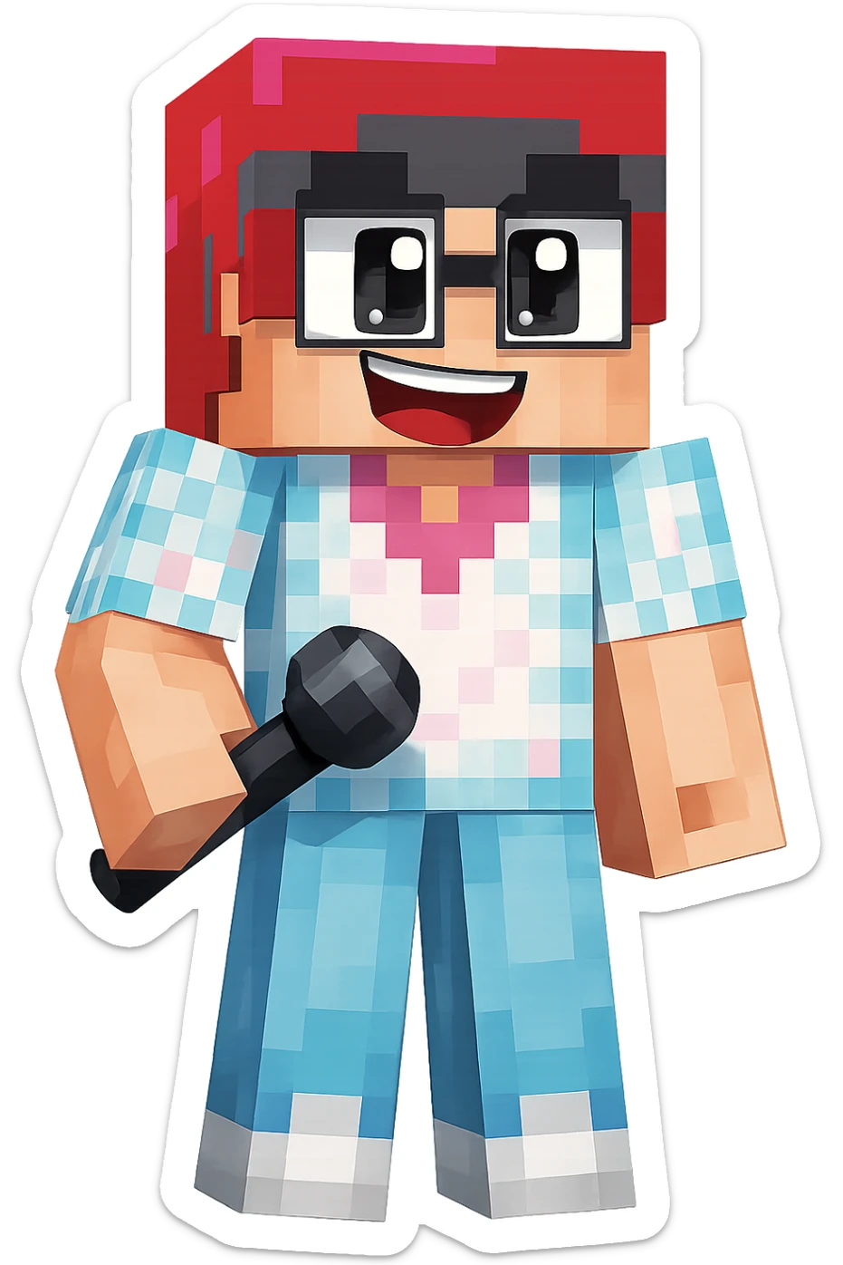 Extract every character from the picture. So i need total 5 images of the character including the clothes and accessories they are wearing, and place on a transparent background. Keep the original style and appearance exactly the same. and separately give me the each character picture. There is 3 character in this image. so you have to create 3 imaehgs

 sticker