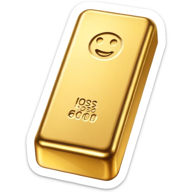 create a golden gold bar emoji  the most attractive any one or all of them ill choose it should be fully golden sticker