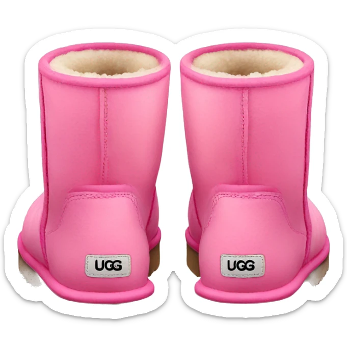 pink ugg  sticker