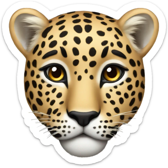 leopard sticker