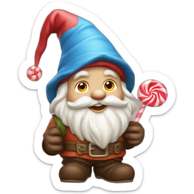 gnome with candy’s  sticker