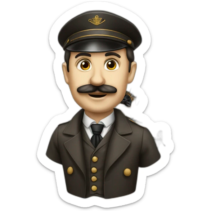 Louis bleriot man sticker