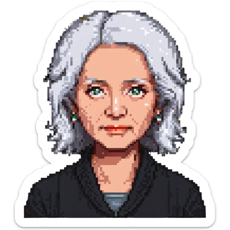 50-year-old woman sticker