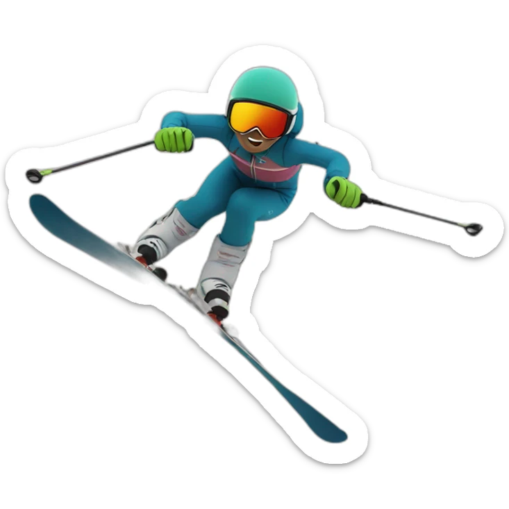 ski sticker