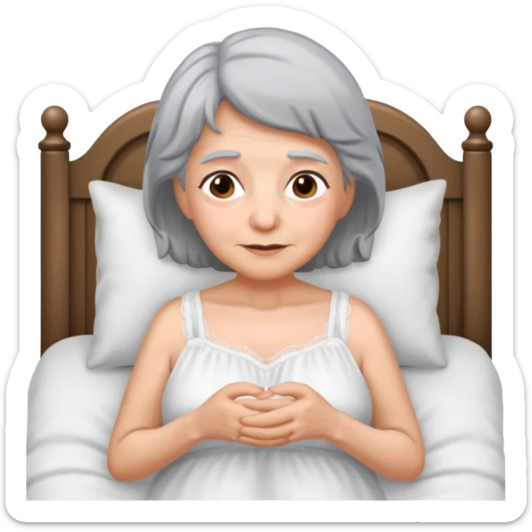 The Grandmother in the fairy tale Little Red Riding Hood sticker