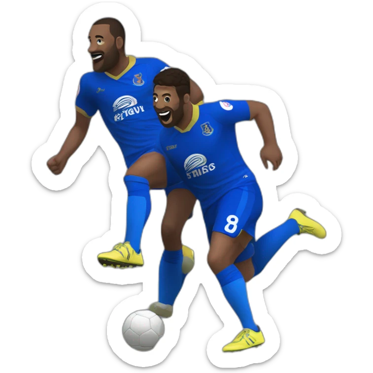 Portsmouth football club beating Southampton football club sticker