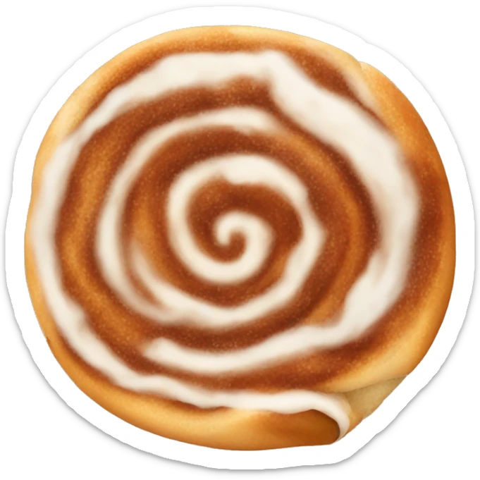 Cinnamon roll sticker