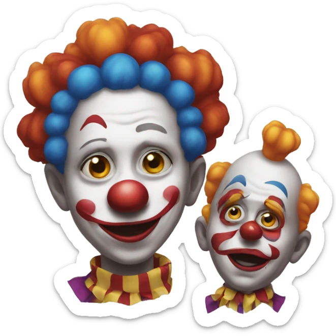 Clowns  sticker