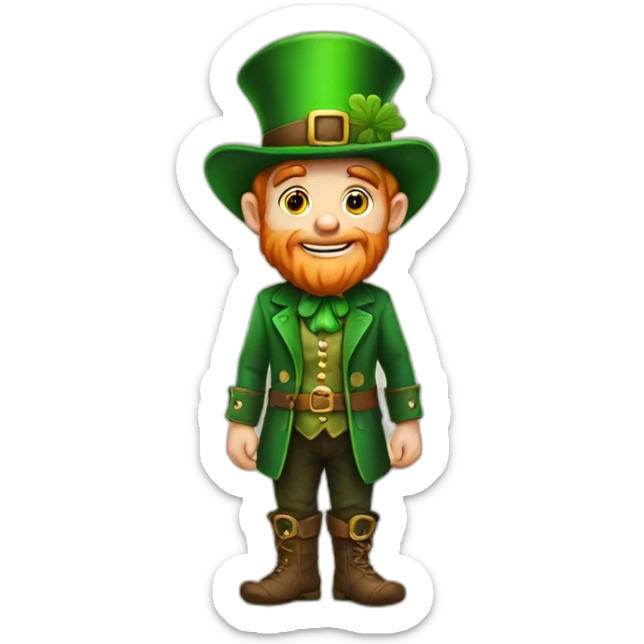 leprechaun sticker