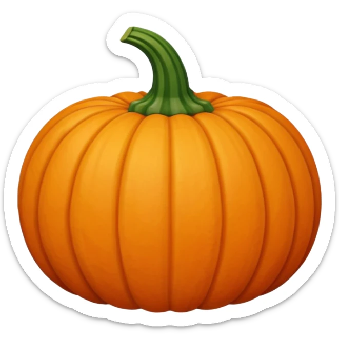 Pumpkin sticker