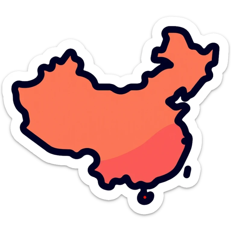 main market of Asia sticker