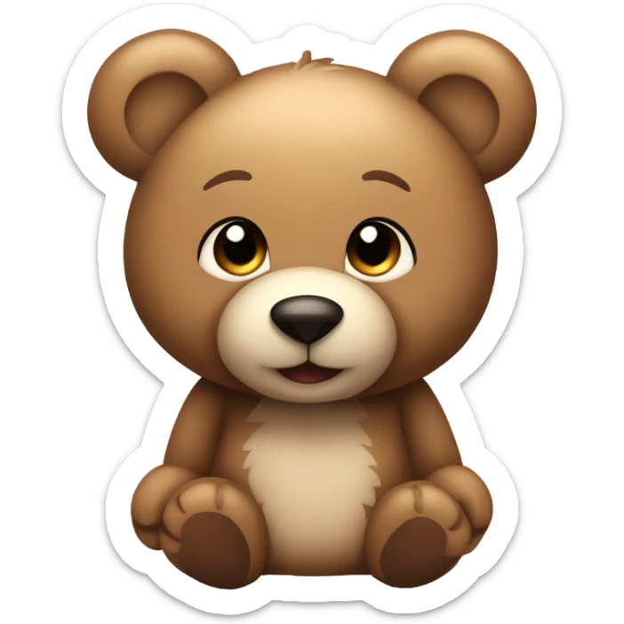 cute teddy bear sticker