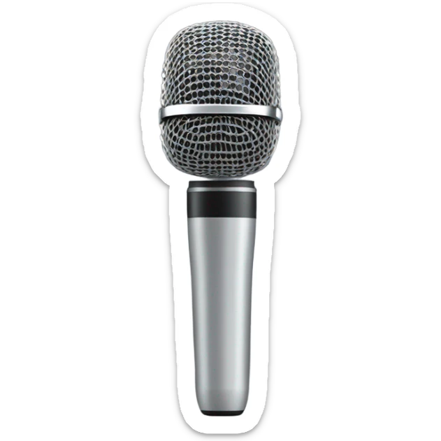 Microphone sticker