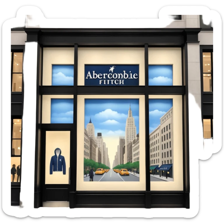 Abercrombie & Fitch in Midtown sticker