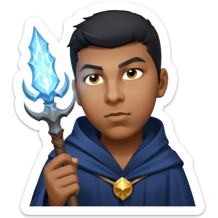 Stormcaller Wizard sticker