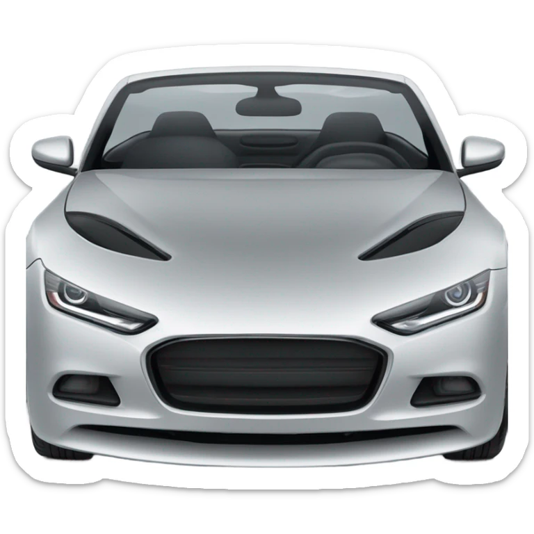 Um carro esportivo elegante cruzando a linha de chegada, com um toque de brilho e classe. sticker