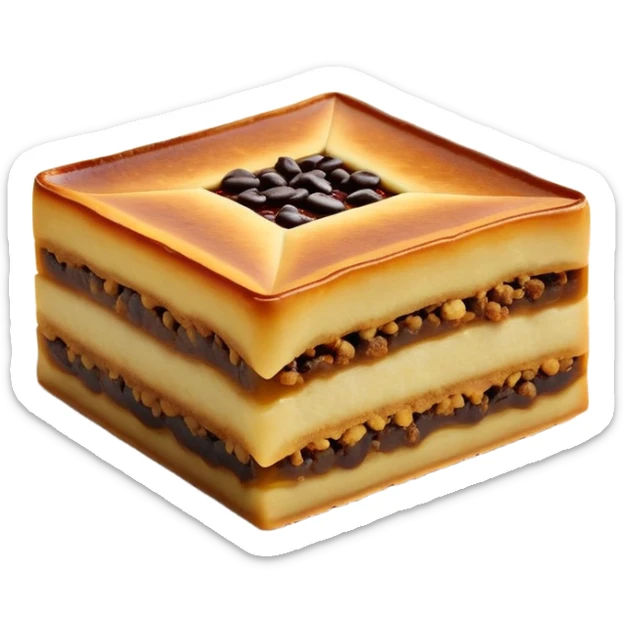 martabak manis-cinematic-realistic-martabak manis-dish-emoji,-depicted-as-a-single,-square-slice-of-sweet,-thick-martabak manis-with-a-rich,-indulgent-filling,-rendered-with-detailed-textures-and-vibrant,-appetizing-lighting sticker