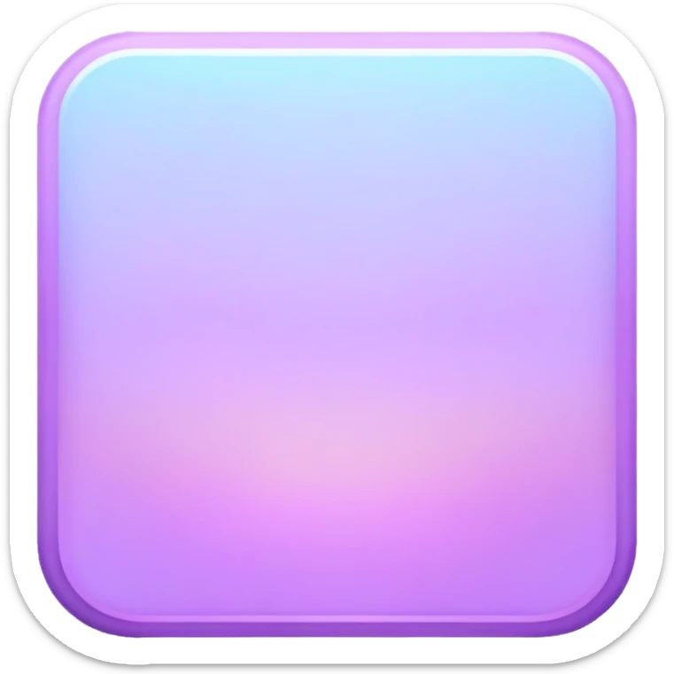 Iridescent pastel purple formal elegant sophisticated cultured neat pretty beautiful nifty app icon sticker