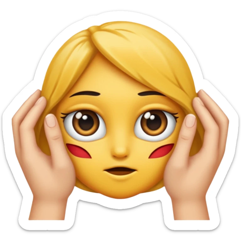 se frotte les mains entre elles avec un regard malicieux sticker