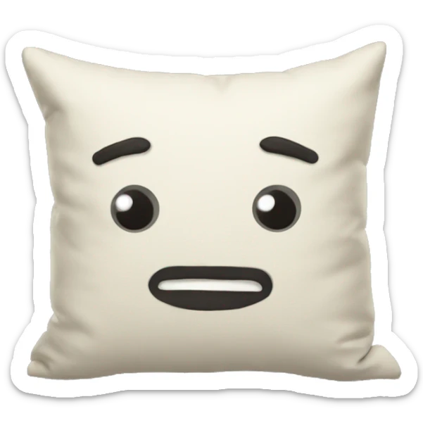 Pillow sticker