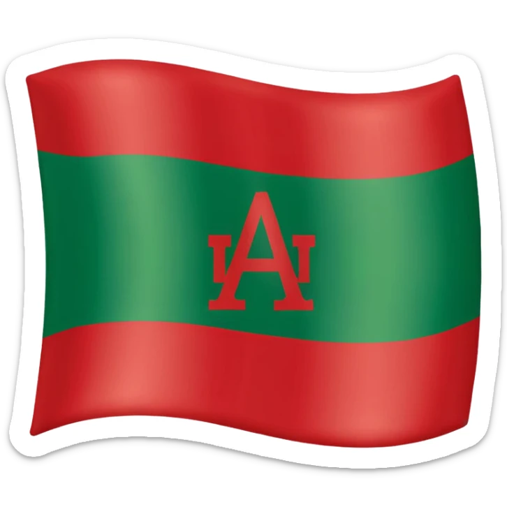 Un emoji de la bandera de la comunidad autónoma de Andalucia del este estilo 🇪🇸 sticker