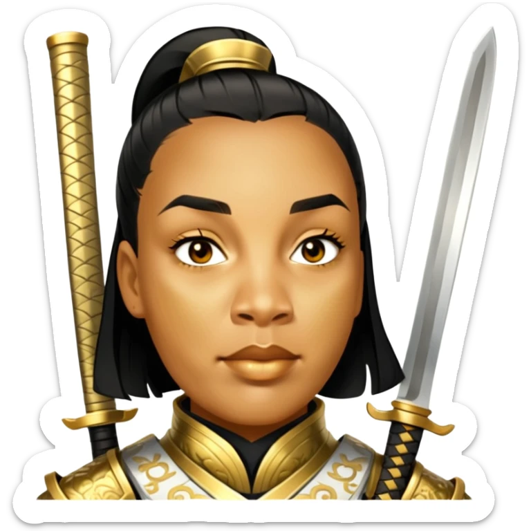 Golden Samurai sticker