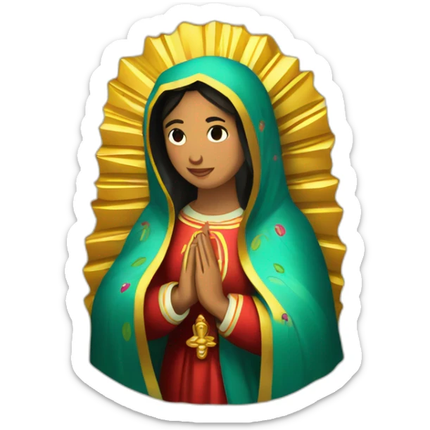 virgen de guadalupe sticker