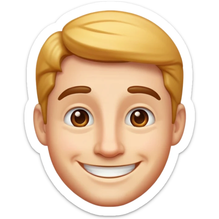 Ralph character smiling sticker