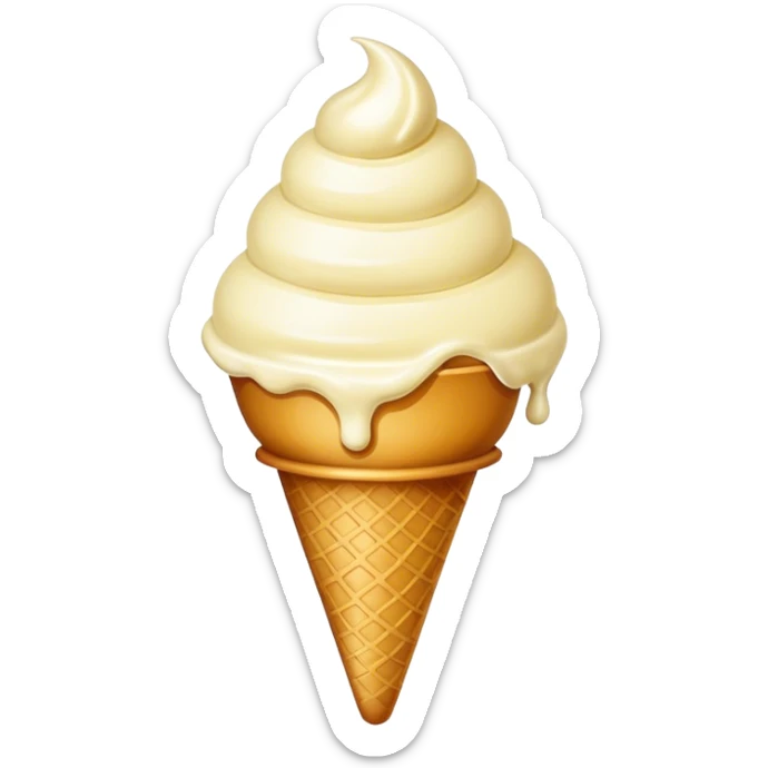 Ice cream sticker