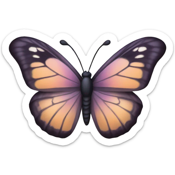 Butterfly sticker