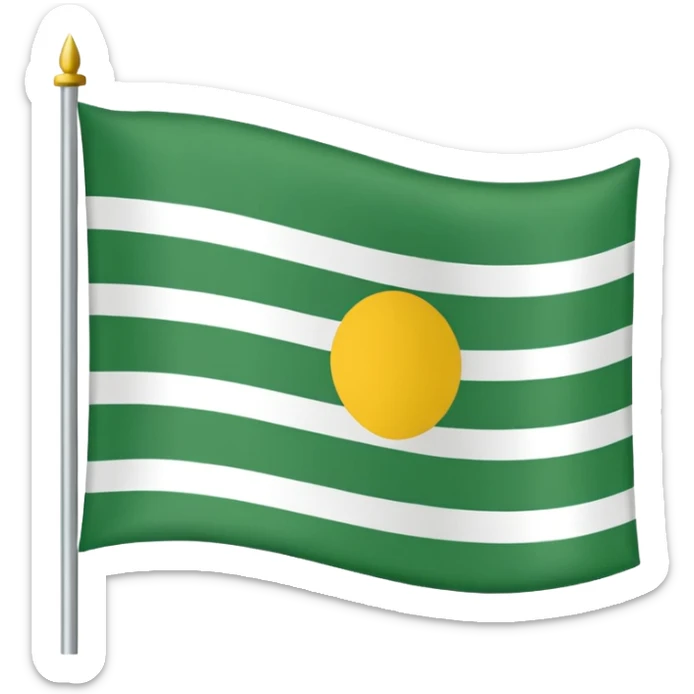 Just do a simple flag I want to put in my bio. Have u seen the panjshir flag do that it’s not in the emojis but make it exactly like the picture don’t add anything else. something on the middle search it up and make it in a shape of flag like the emojis no it’s goes like green on  sticker