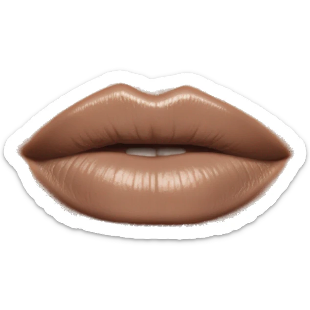 lipgloss from rhode (hailey bieber’s skin brand) in a nude or taupe color  sticker