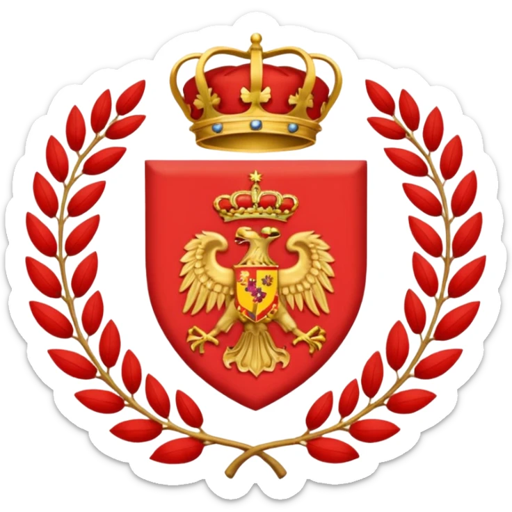 Hazme un emoji con el logo de la falange española sticker