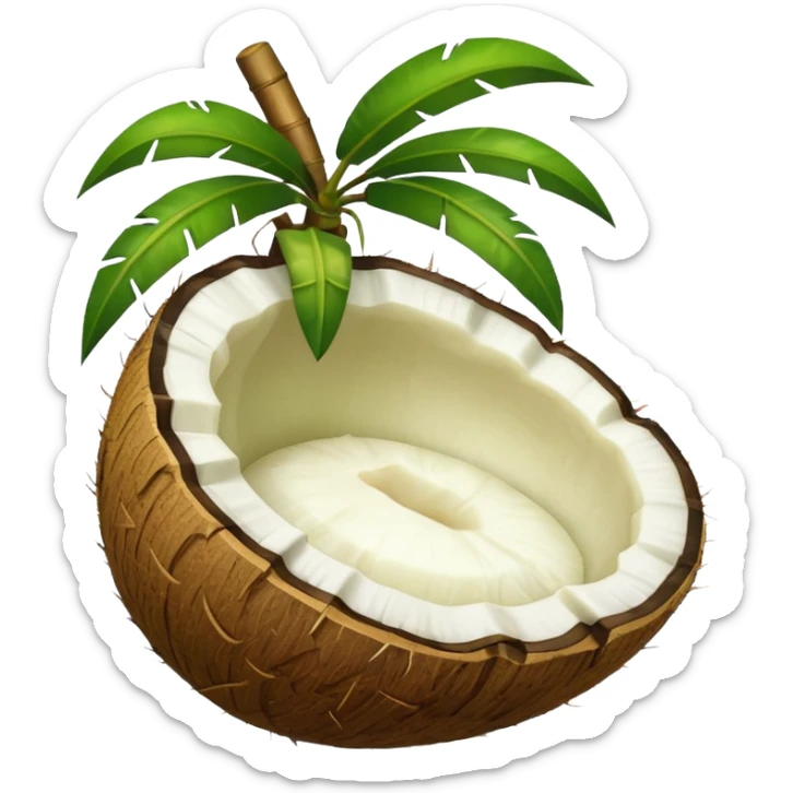 Tender Coconut normal sticker