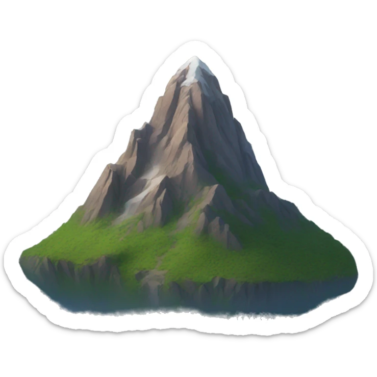 mountain sticker