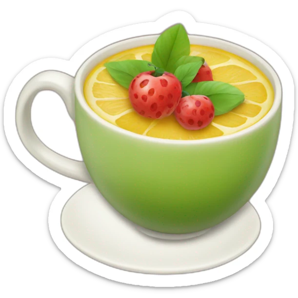 thé aux fruits sticker