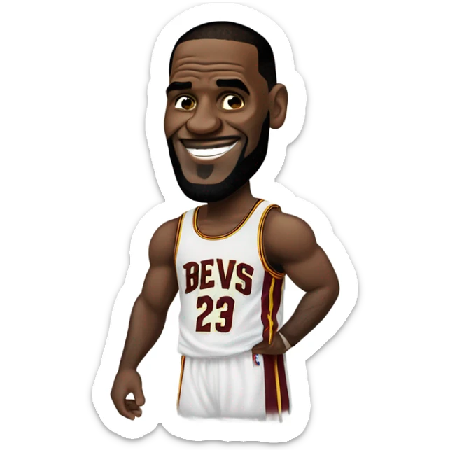 lebron james  sticker