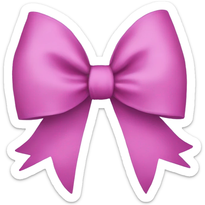 Bow sticker