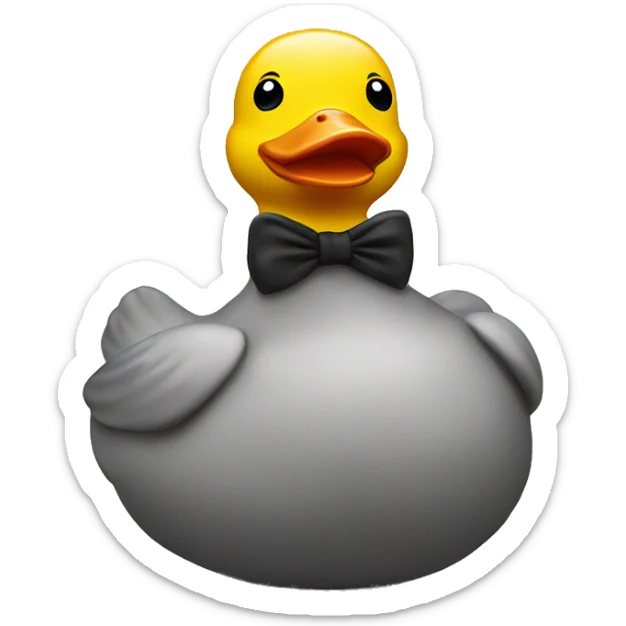 Rubber duck sticker