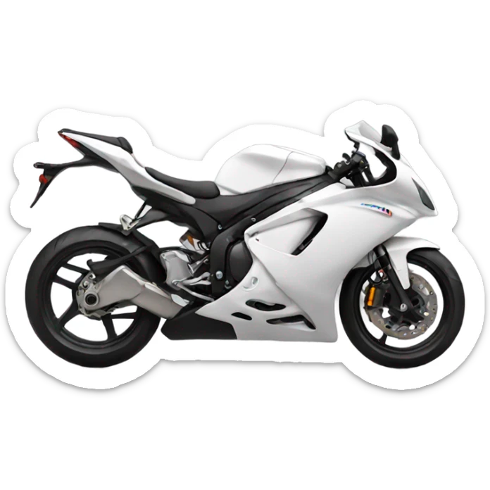 Sports bike sticker
