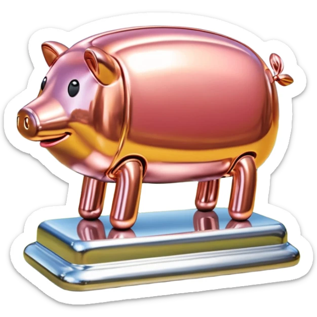 SPAM meat jeff koons style sculpture art french landscape  sticker