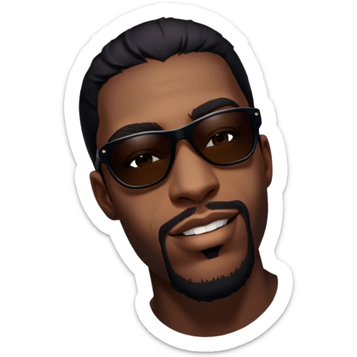 As Black Panther sticker