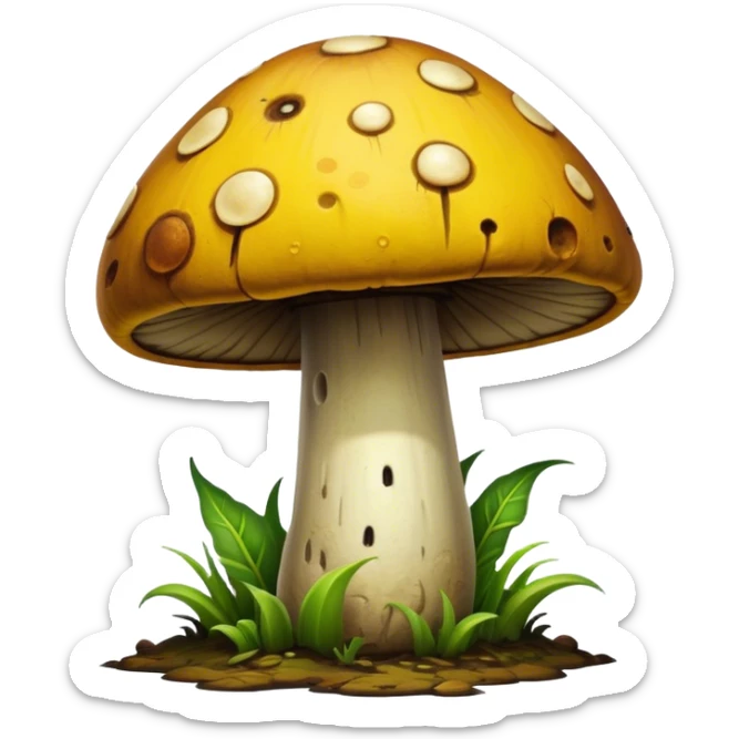 3D, cinematic ultra detailed 32k HD Doom srhoom in pvz 1, brought to life with stunning visual details, each lash, eye, and hair is shown in stunning detail, rich textures, visually rich, so lifelike that it feels like it could leap off the page at any moment sticker