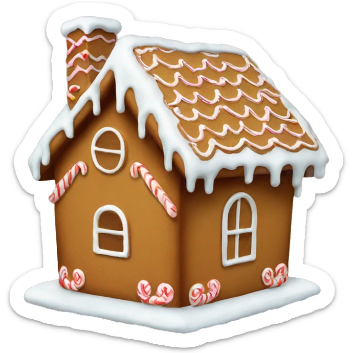 gingerbread house sticker