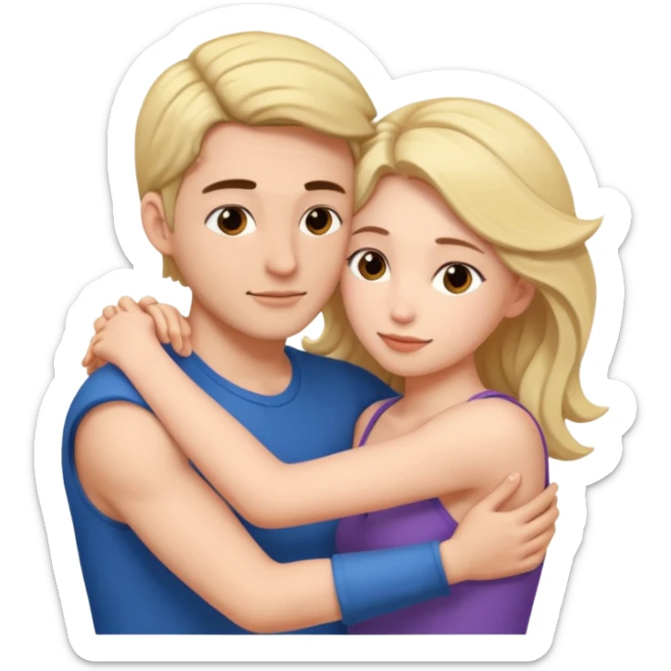 A naked woman and man in the 69 position sticker