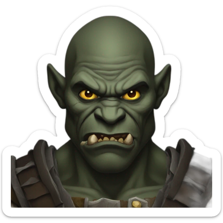Black Orc sticker