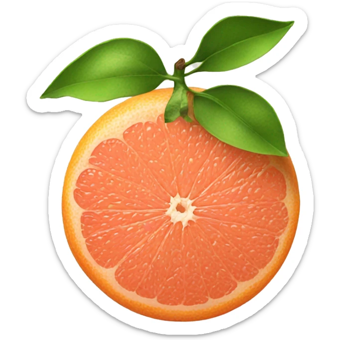 grapefruit sticker