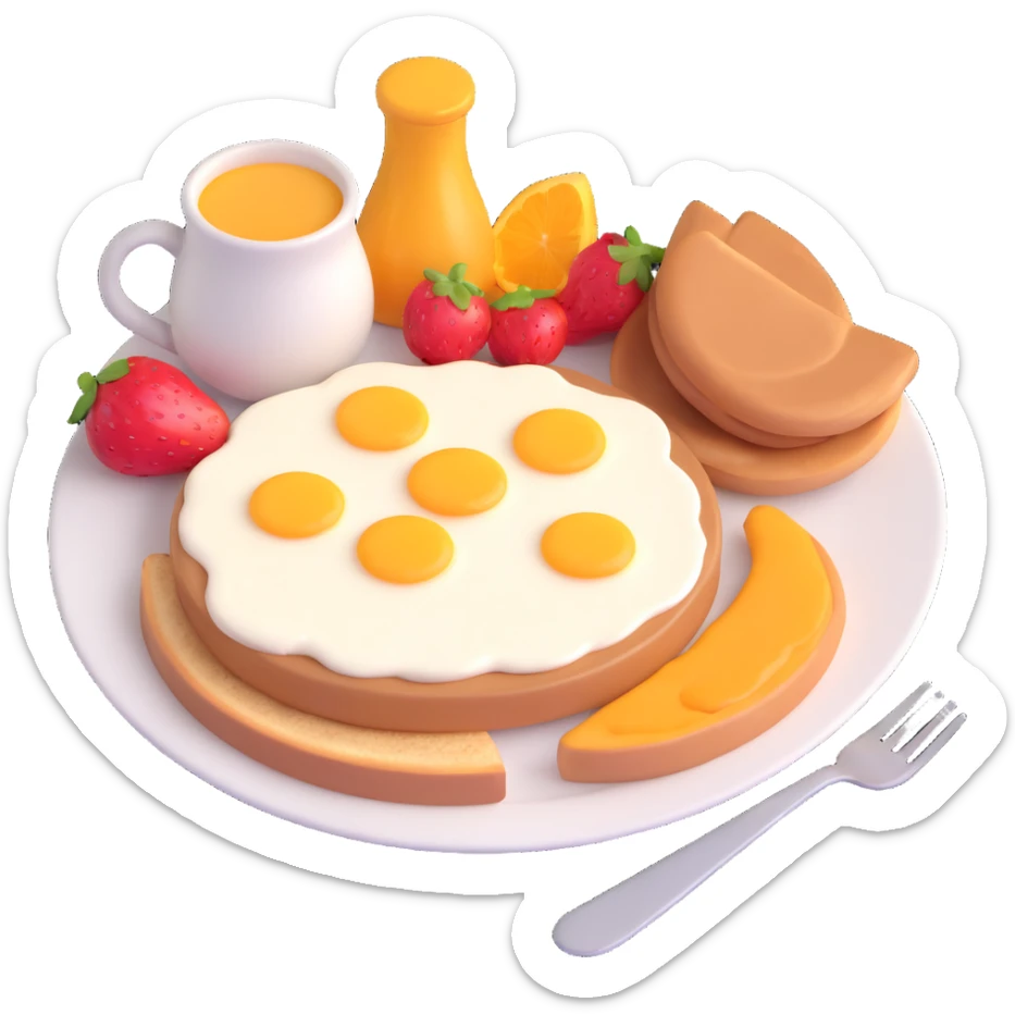 breakfast sticker
