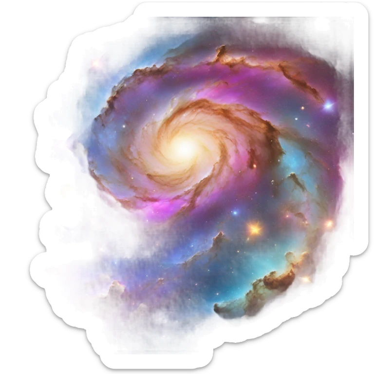 galaxy sticker